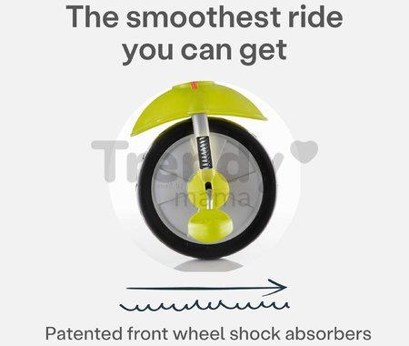 Trojkolka s taškou Vanilla Green SmarTrike s vysokou opierkou a 3-bodový bezpečnostný pás od 10 mes
