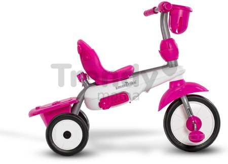 Trojkolka Breeze Plus Pink Classic smarTrike TouchSteering ovládanie s držiakom na fľašu a gumené kolesá s tlmičom od 10 mes