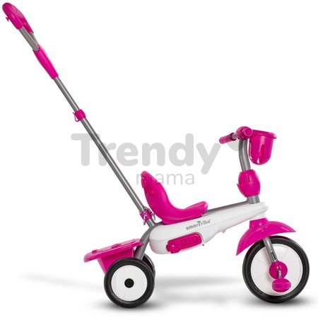 Trojkolka Breeze Plus Pink Classic smarTrike TouchSteering ovládanie s držiakom na fľašu a gumené kolesá s tlmičom od 10 mes