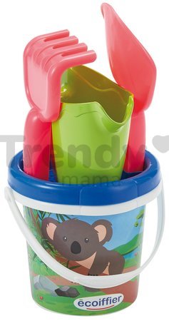 Vedro set 15 cm Koala Écoiffier s IML potlačou a krhličkou 5 dielov od 18 mes