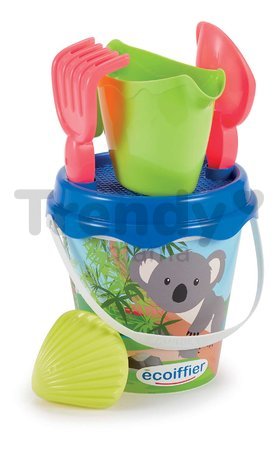Vedro set 17 cm Koala Écoiffier s IML potlačou a krhličkou od 18 mes