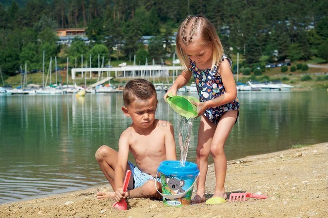 Vedro set 17 cm Koala Écoiffier s IML potlačou a krhličkou od 18 mes