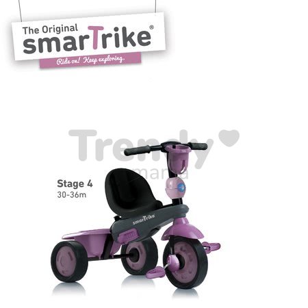 Trojkolka Spirit Pink 4v1 Touch Steering smarTrike ružová od 10 mes