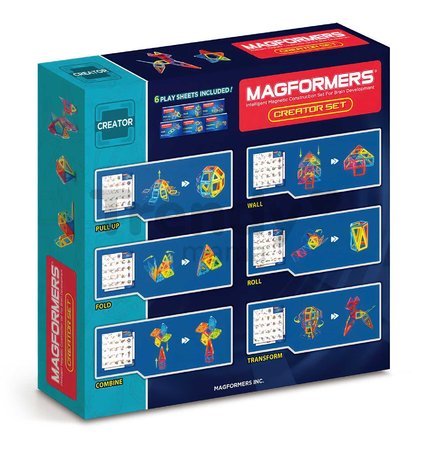 Stavebnica magnetická Tvorca Creator Set Magformers 60 dielov