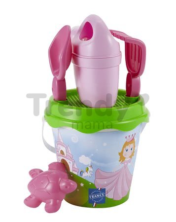 Vedro do piesku Unicorn Écoiffier výška 17 cm s krhličkou 6-dielne od 18 mes