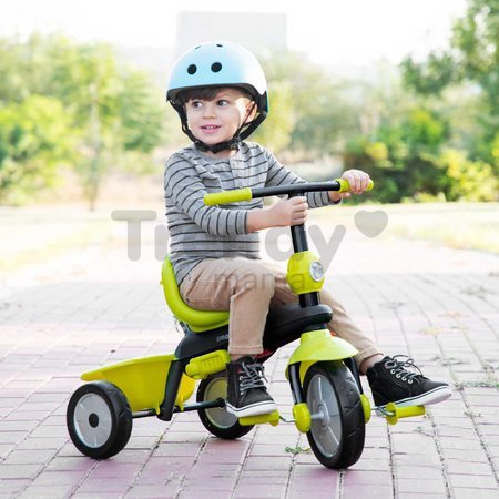 Trojkolka Glow Touch Steering 4v1 Black&Green smarTrike zeleno-čierna od 10 mes