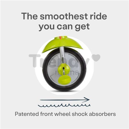 Trojkolka Glow Touch Steering 4v1 Black&Green smarTrike zeleno-čierna od 10 mes
