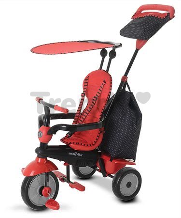 Trojkolka Glow Touch Steering 4v1 Black&Red smarTrike červeno-čierna od 10 mes