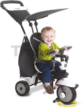 Trojkolka Glow Touch Steering 4v1 Black&White smarTrike čierno-biela od 10 mes