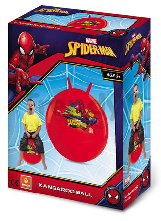 Lopta na skákanie Kangaroo Spiderman Mondo 45 cm