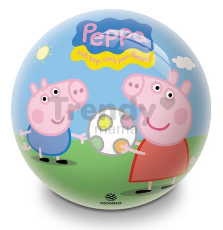 Rozprávková lopta Prasiatko Peppa Pig Mondo gumená 23 cm