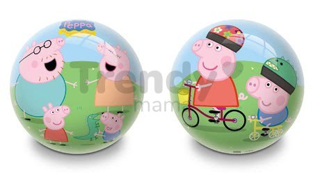 Rozprávková lopta Prasiatko Peppa Pig Mondo gumená 23 cm