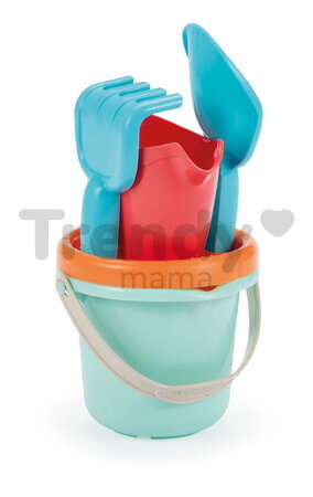 Vedro set Junior Bucket Summer Écoiffier výška 15 cm s krhličkou 5 dielov od 18 mes