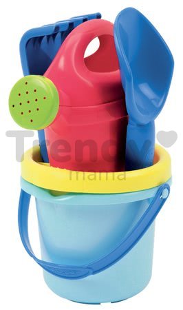 Vedro set s krhlou mini Écoiffier 5 dielov modro-červený od 12 mes