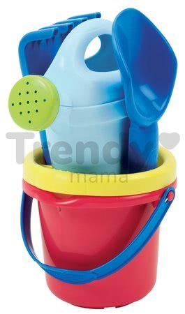 Vedro set s krhlou mini Écoiffier 5 dielov červeno-modrý od 12 mes