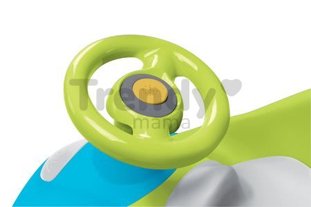 Odrážadlo Bubble Go 2v1 Smoby so slnečníkom a elektronickým volantom modro-zelené od 6 mes