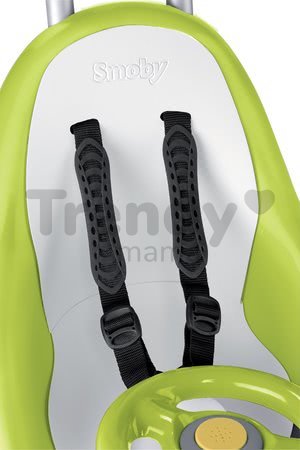 Odrážadlo Bubble Go 2v1 Smoby so slnečníkom a elektronickým volantom ružovo-zelené od 6 mes