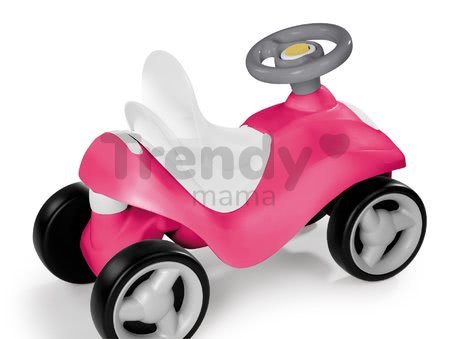 Odrážadlo Bubble Go 2v1 Smoby so slnečníkom a elektronickým volantom ružovo-zelené od 6 mes