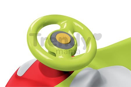 Odrážadlo Bubble Go 2v1 Smoby so slnečníkom a elektronickým volantom červeno-zelené od 6 mes