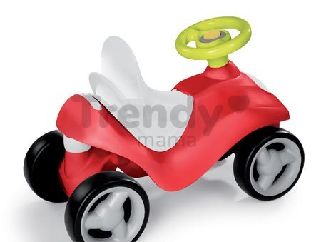 Odrážadlo Bubble Go 2v1 Smoby so slnečníkom a elektronickým volantom červeno-zelené od 6 mes