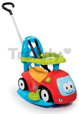 Odrážadlo s hojdačkou Maestro III Balade Smoby s elektronickým volantom červeno-modré od 6 mes