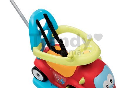 Odrážadlo s hojdačkou Maestro III Balade Smoby s elektronickým volantom červeno-modré od 6 mes