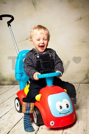 Odrážadlo s hojdačkou Maestro III Balade Smoby s elektronickým volantom červeno-modré od 6 mes