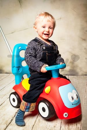 Odrážadlo s hojdačkou Maestro III Balade Smoby s elektronickým volantom červeno-modré od 6 mes