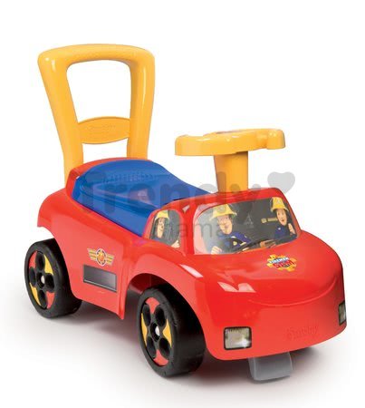 Odrážadlo a chodítko Požiarnik Sam Smoby Auto 2v1 s opierkou od 10 mes