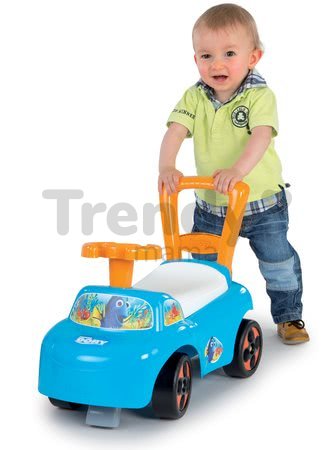 Odrážadlo a chodítko Auto 2v1 Hľadá sa Dory Smoby modro-oranžové od 10 mes