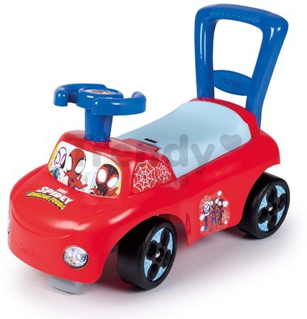 Odrážadlo a chodítko Spidey Disney Smoby s opierkou a úložným priestorom od 10 mes