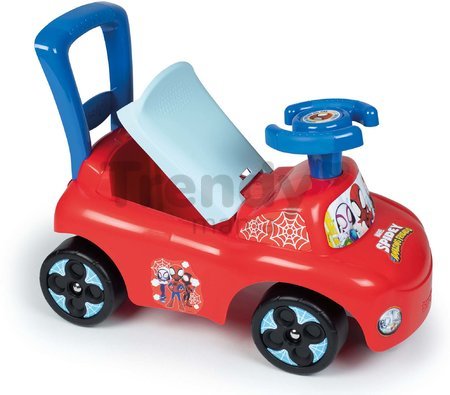 Odrážadlo a chodítko Spidey Disney Smoby s opierkou a úložným priestorom od 10 mes