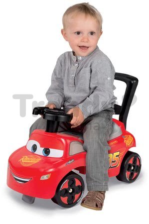 Odrážadlo a chodítko 2v1 Autá Smoby červené od 10 mes