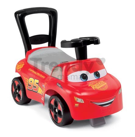 Odrážadlo a chodítko auto Cars Disney Smoby s opierkou a úložným priestorom červené od 10 mes