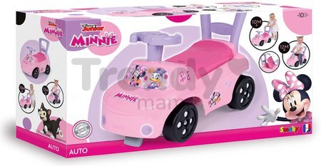 Odrážadlo a chodítko Minnie Auto Ride-On Disney Smoby s opierkou a úložným priestorom od 10 mes