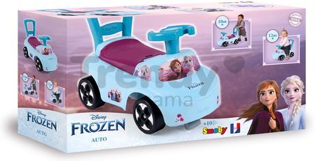 Odrážadlo a chodítko Frozen Auto Ride-On Disney Smoby s opierkou a úložným priestorom od 10 mes