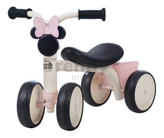 Odrážadlo Minnie Disney Rookie Ride-On Smoby s kovovou konštrukciou a točiacimi riadidlami od 12 mes