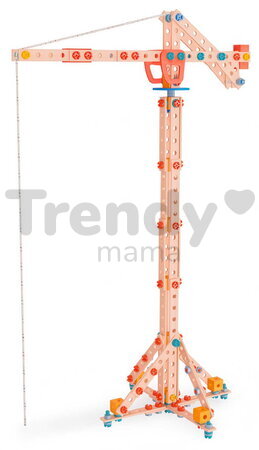 Drevená stavebnica žeriav Construct Crane Eichhorn 2 modely 248 dielov od 6 rokov EH7301