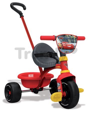 Trojkolka Autá 3 Be Move Smoby s vodiacou tyčou od 15 mes