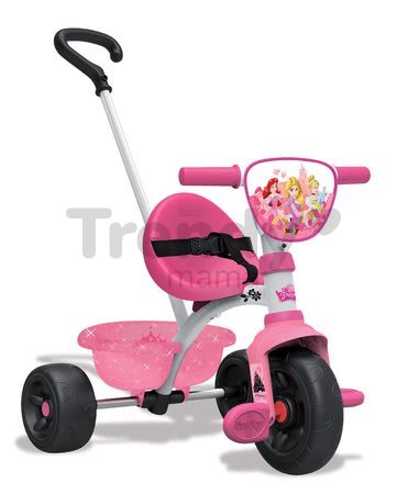 Trojkolka Disney Princezné Be Move Smoby s vodiacou tyčou od 15 mes