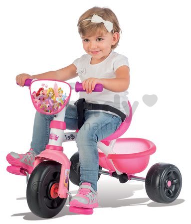 Trojkolka Disney Princezné Be Move Smoby s vodiacou tyčou od 15 mes