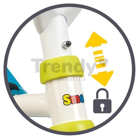 Trojkolka Be Fun Blue Smoby modro-zelená od 15 mes
