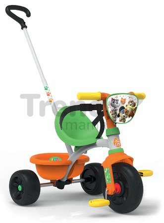 Trojkolka 44 Cats Smoby s vodiacou rúčkou a voľnobehom od 15 mes