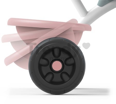 Trojkolka Be Fun Tricycle Pink Smoby s 95 cm vodiacou tyčou od 15 mes