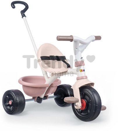 Trojkolka Be Fun Tricycle Pink Smoby s 95 cm vodiacou tyčou od 15 mes