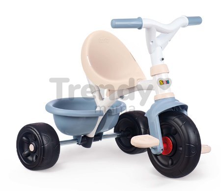 Trojkolka Be Fun Tricycle Blue Smoby s 95 cm vodiacou tyčou od 15 mes