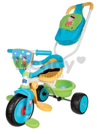 Trojkolka Prasiatko Peppa Pig Be Move Confort Smoby s rúčkou a ohrádkou od 10 mes