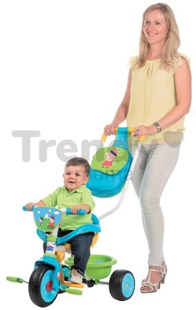 Trojkolka Prasiatko Peppa Pig Be Move Confort Smoby s rúčkou a ohrádkou od 10 mes