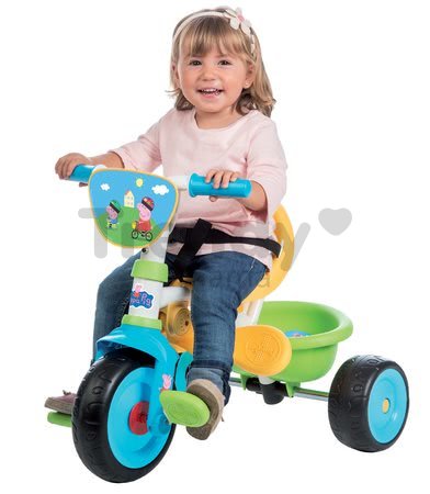 Trojkolka Prasiatko Peppa Pig Be Move Confort Smoby s rúčkou a ohrádkou od 10 mes