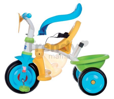 Trojkolka Prasiatko Peppa Pig Be Move Confort Smoby s rúčkou a ohrádkou od 10 mes